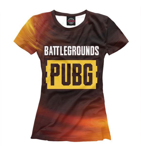 Футболка PUBG: Battlegrounds - Stars для девочек 