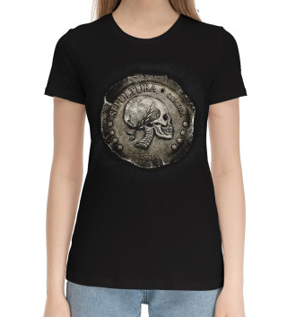 Женская Хлопковая футболка Sepultura