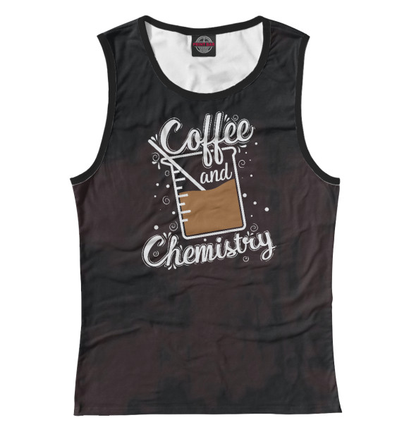 Майка Coffee and Chemistry для девочек 