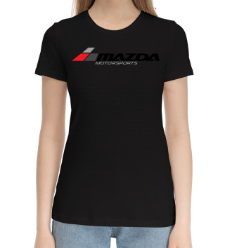 Хлопковая футболка Mazda