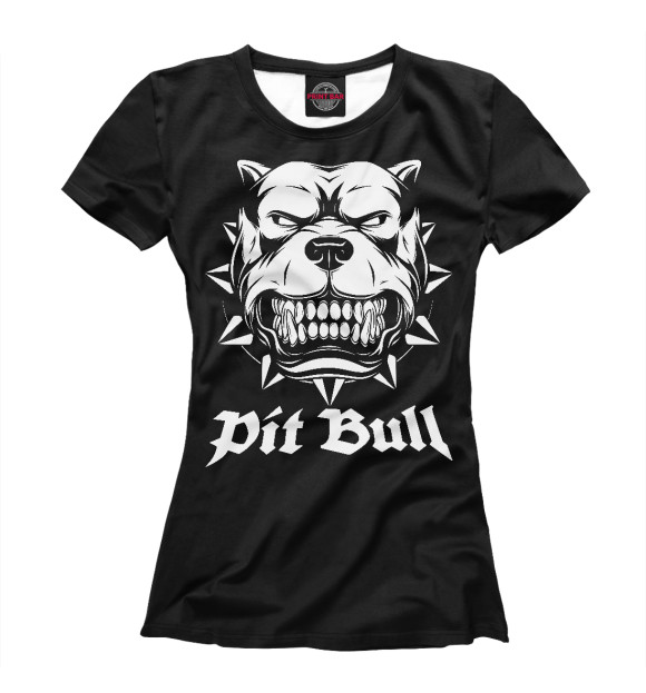 Футболка Злой Питбуль (Pit Bull) для девочек 