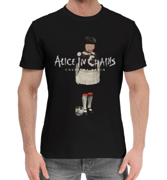 Мужская Хлопковая футболка Alice In Chains