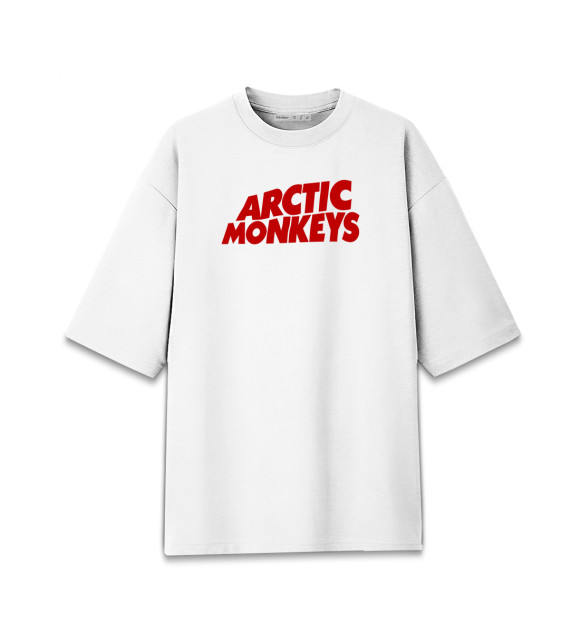 Женская Хлопковая футболка оверсайз Arctic Monkeys