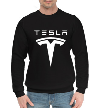 Мужской Хлопковый свитшот Tesla