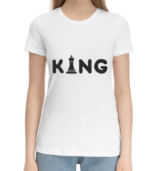 Хлопковая футболка Король Шахмат