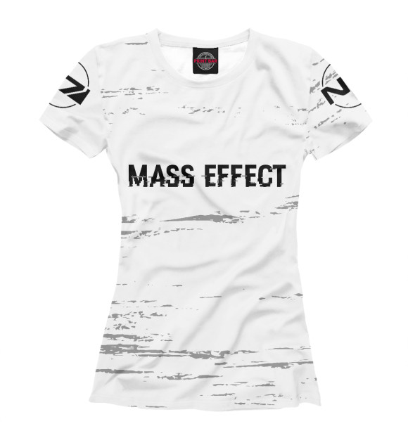 Футболка Mass Effect Glitch Black для девочек 