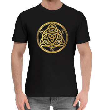 Хлопковая футболка Символика Трикветр