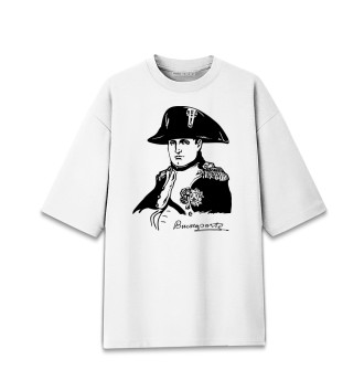 Женская Хлопковая футболка оверсайз Бонапарт Наполеон