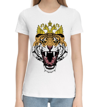 Хлопковая футболка Уссурийский тигр