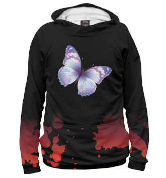 Худи для девочек Lavender Butterfly