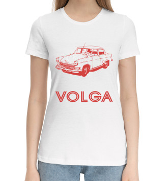 Женская Хлопковая футболка VOLGA