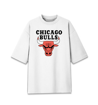Хлопковая футболка оверсайз Чикаго Буллс НБА