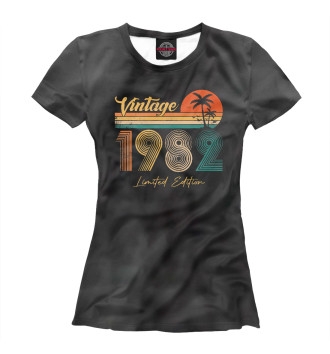 Футболка для девочек Vintage 1982