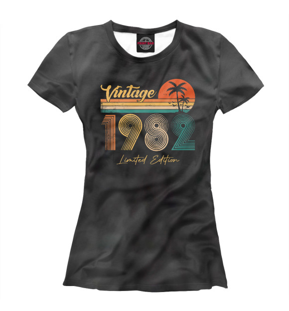 Футболка Vintage 1982 для девочек 