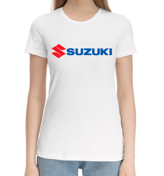 Хлопковая футболка Suzuki