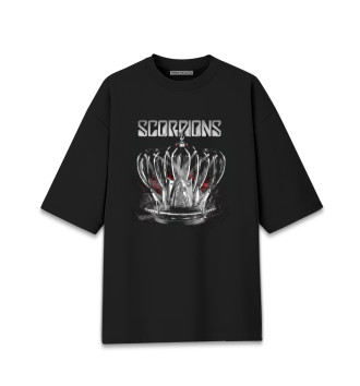 Хлопковая футболка оверсайз Scorpions