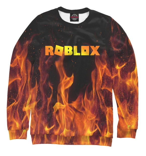 Свитшот Roblox Fire для мальчиков 