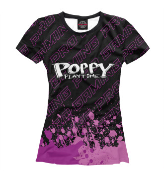 Женская Футболка Poppy Playtime Pro Gaming (пурпур)