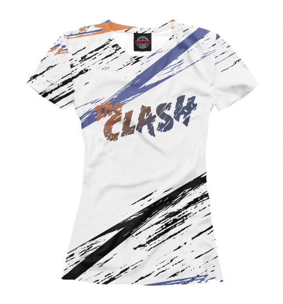 Футболка The clash (color logo) для девочек 