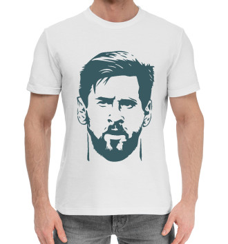 Мужская Хлопковая футболка Messi