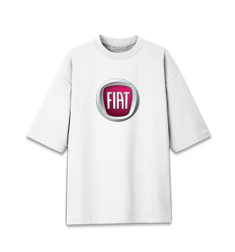 Хлопковая футболка оверсайз FIAT