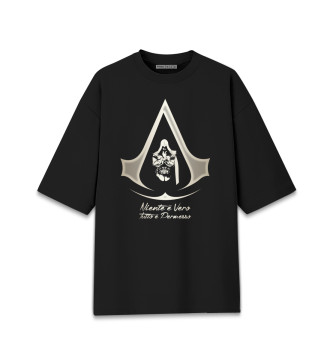 Мужская Хлопковая футболка оверсайз Assassin’s Creed