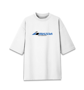 Хлопковая футболка оверсайз Mazda motorsport