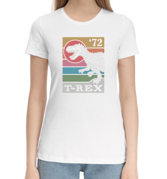 Хлопковая футболка T-rex Динозавр