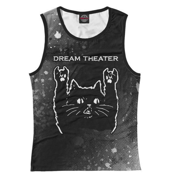 Майка Dream Theater - Рок Кот для девочек 
