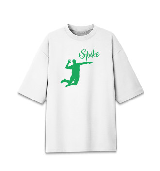 Мужская Хлопковая футболка оверсайз I Spike