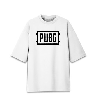 Хлопковая футболка оверсайз PUBG