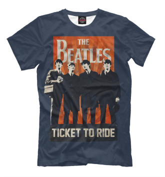 Футболка The Beatles ticket to ride
