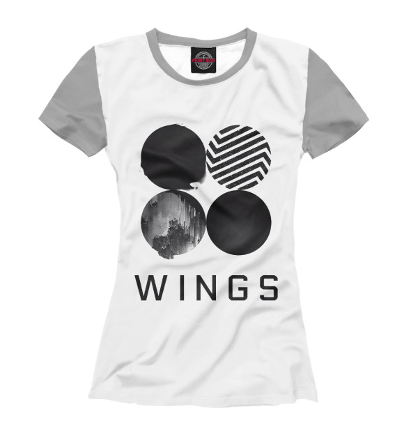 Футболка Wings BTS для девочек 