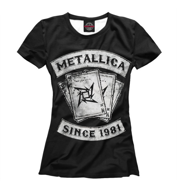 Футболка Metallica для девочек 