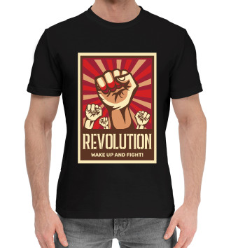 Хлопковая футболка Революция