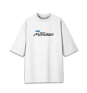 Мужская Хлопковая футболка оверсайз Ford mondeo