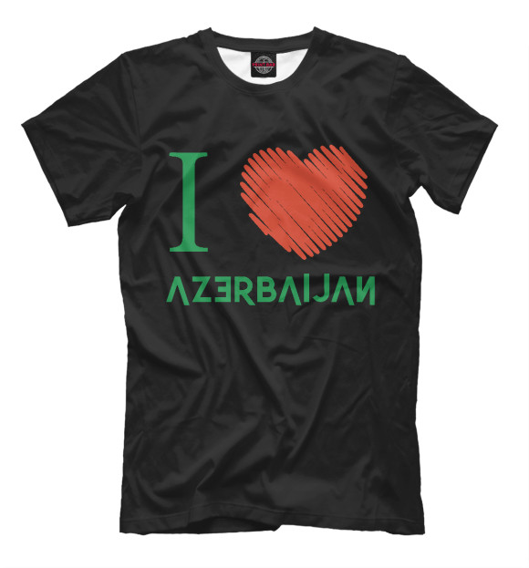Футболка Love Azerbaijan для мальчиков 