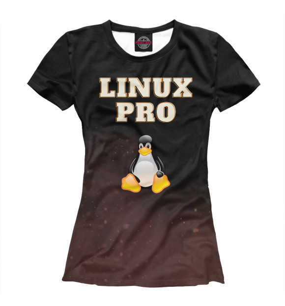 Футболка Linux Pro для девочек 
