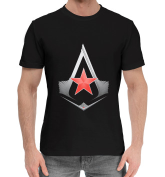 Мужская Хлопковая футболка Assassin's Creed