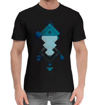 Мужская Хлопковая футболка Geometry
