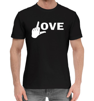 Хлопковая футболка Love (fuck)