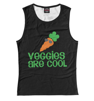 Майка для девочек Veggies Are Cool