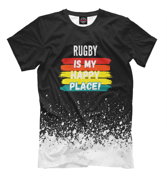 Футболка Rugby Is My Happy Place! для мальчиков 