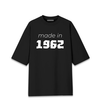 Хлопковая футболка оверсайз Made in 1962