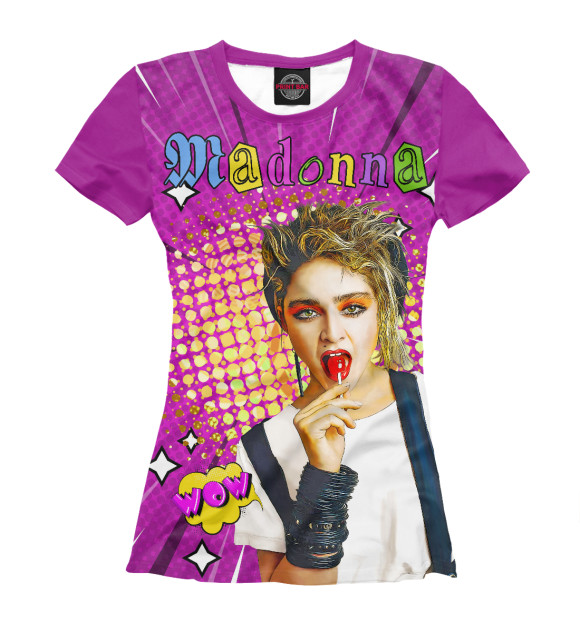Футболка Madonna 80s Pop Art для девочек 