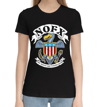 Женская Хлопковая футболка NOFX
