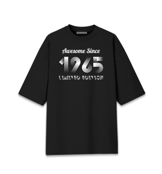 Хлопковая футболка оверсайз Awesome Since 1965