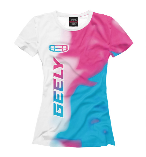 Футболка Geely Neon Gradient (color smoke) для девочек 