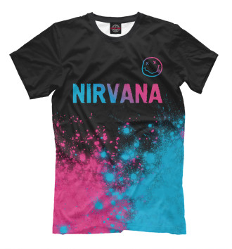 Футболка Nirvana Neon Gradient