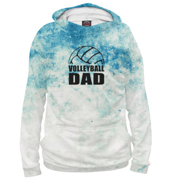 Мужское Худи Volleyball Dad